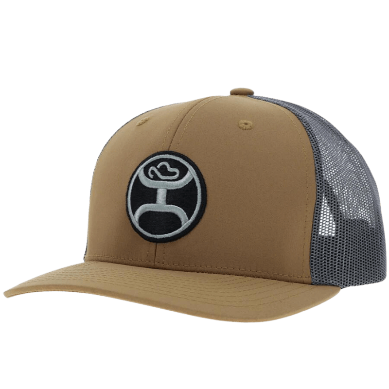 HOOEY Hats Hooey Men's Primo Tan/Grey Snapback Ball Cap 2346T­TNGY