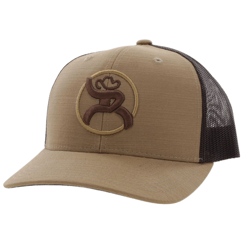 HOOEY Hats Hooey Men's Strap Roughly Tan/Brown Snapback Ball Cap 4031T­TNBR