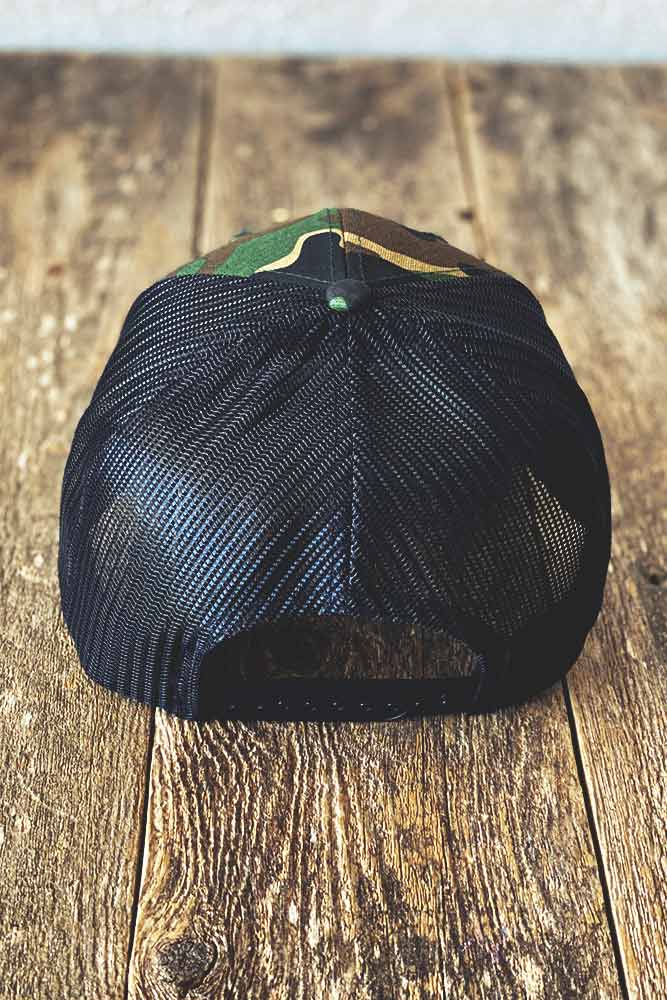 Hope Outfitters Hats God We Trust Camo Trucker Hat