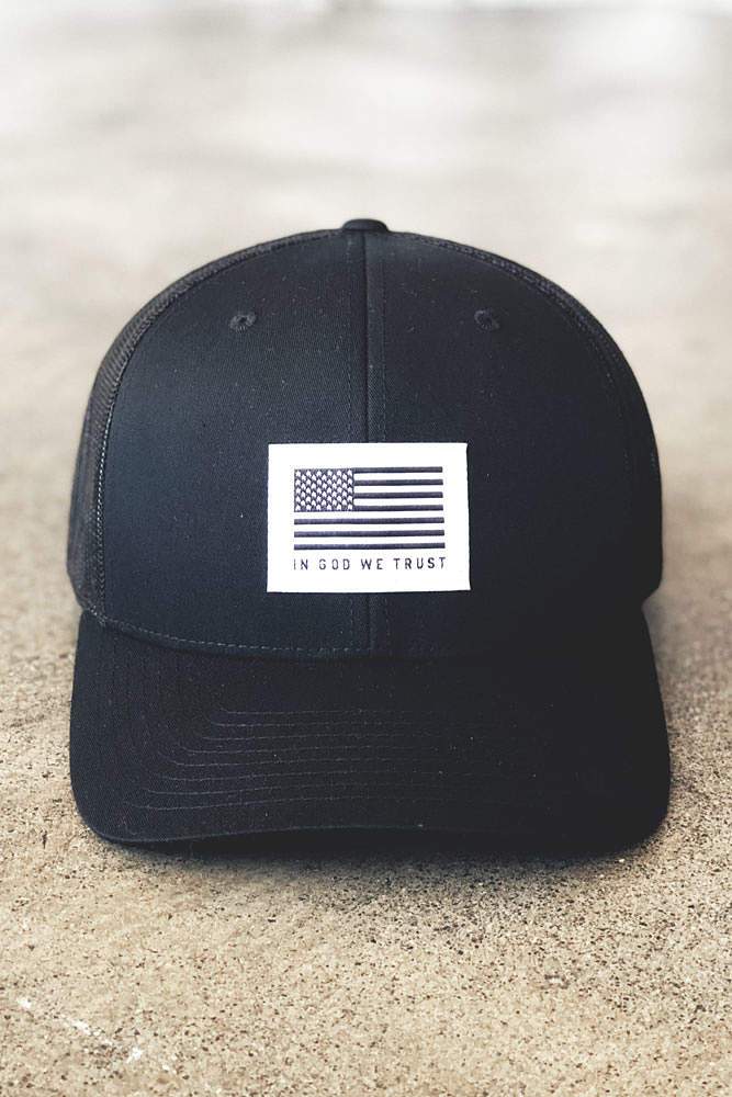 Hope Outfitters Hats God We Trust Trucker Hat