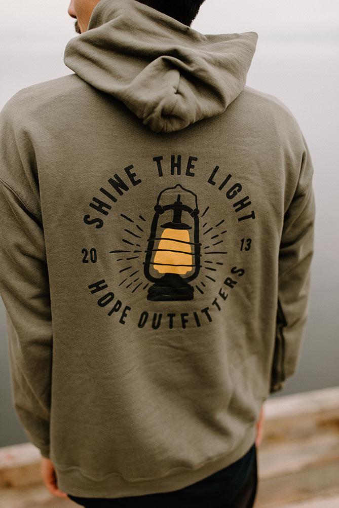 Hope Outfitters Outerwear Shine The Light Hoodie