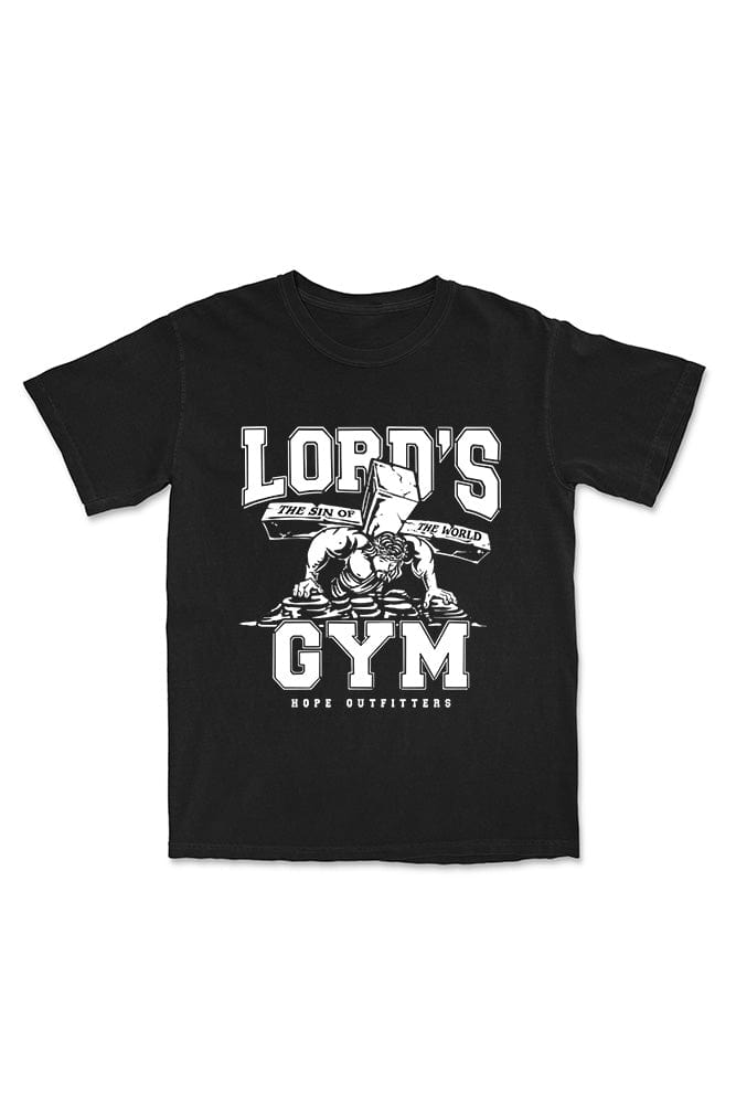 Hope Outfitters T-Shirts Black Lord's Gym Tee
