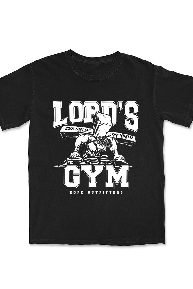 Hope Outfitters T-Shirts Black Lord's Gym Tee