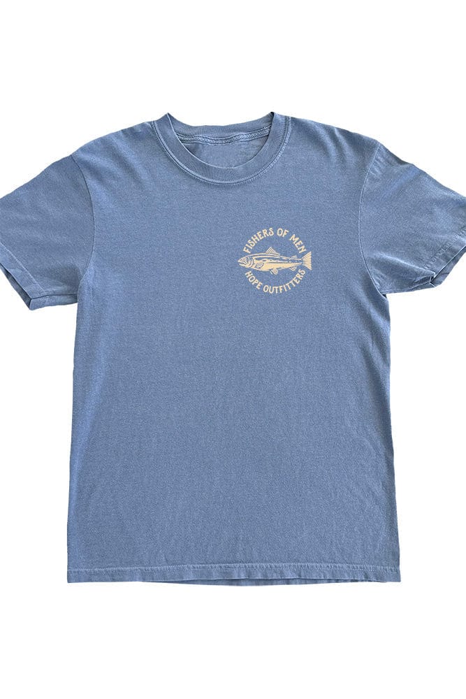 Hope Outfitters T-Shirts Blue Fishers of Men Tee