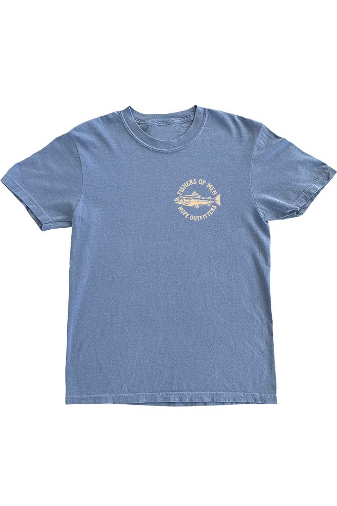 Hope Outfitters T-Shirts Blue Fishers of Men Tee
