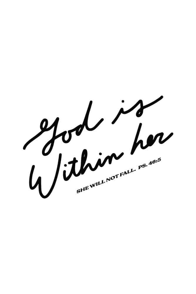 Hope Outfitters T-Shirts God Within Her Tee