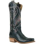 HYER Boots Hyer Women's Leawood Black Square Toe Cowgirl Boots HW42007