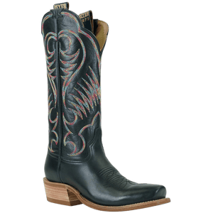HYER Boots Hyer Women's Leawood Black Square Toe Cowgirl Boots HW42007