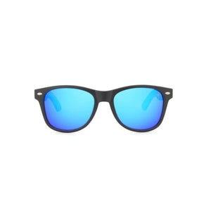 Joycoast Wooden Sunglasses Green & Blue Zebu Kids Sunglasses