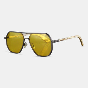 Joycoast Wooden Sunglasses Maverick | Hexagon Sunglasses