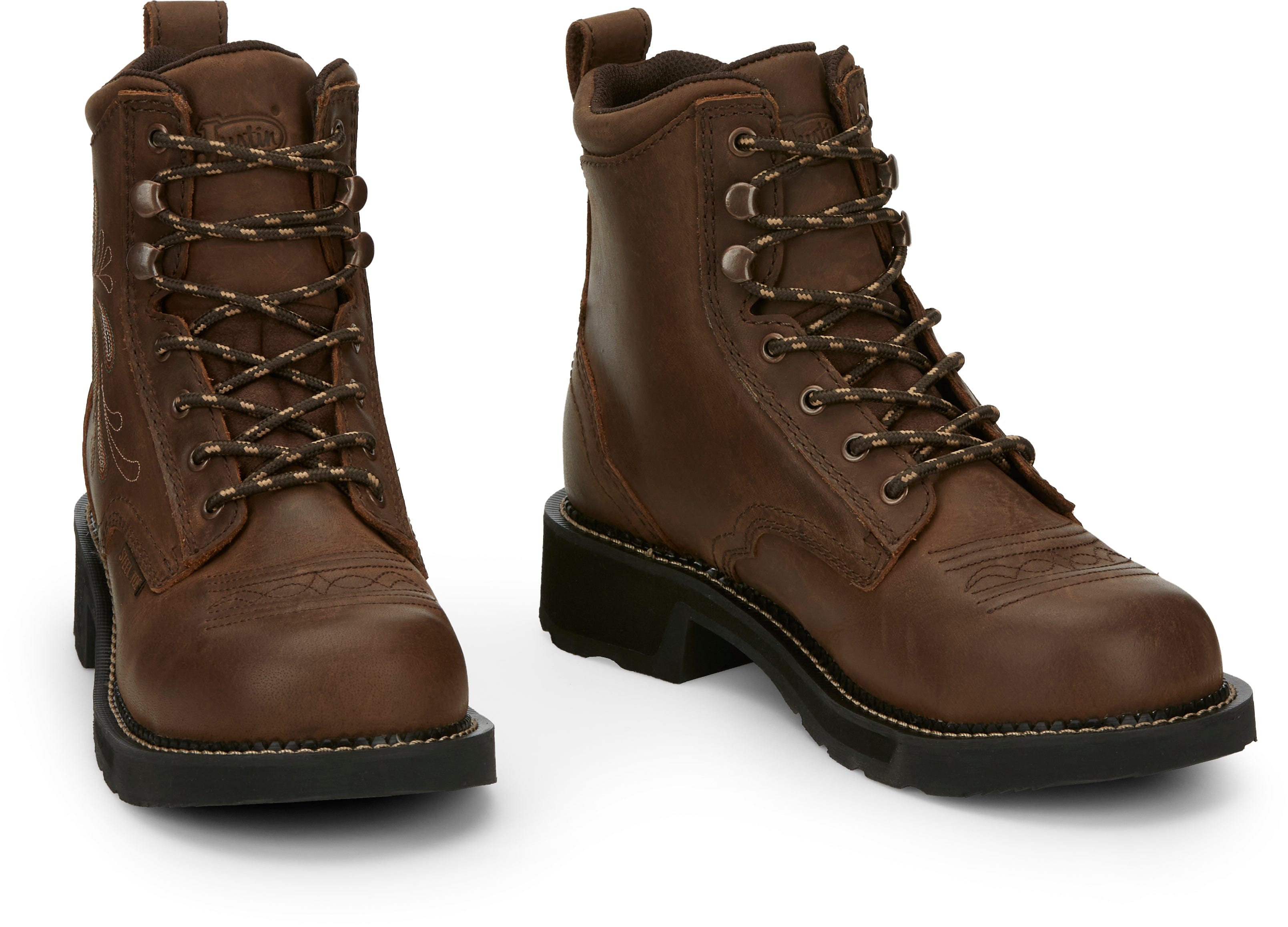 Justin Women's Gypsy Katerina Waterproof Steel Toe Lace Up Work