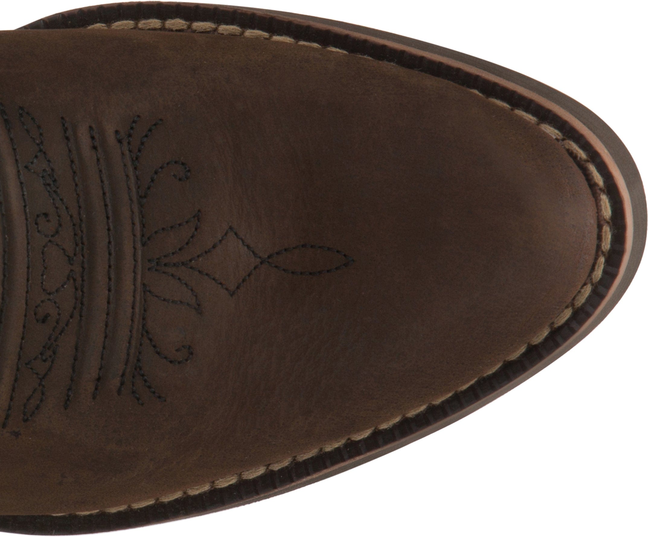 Justin Boots Boots Justin Boots Women's Stampede Rosella Chocolate Brown Round Toe Western Boots L2720