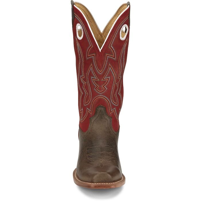 JUSTIN BOOTS Boots Justin Men's Ante Up Red Goat Western Boots FN7245