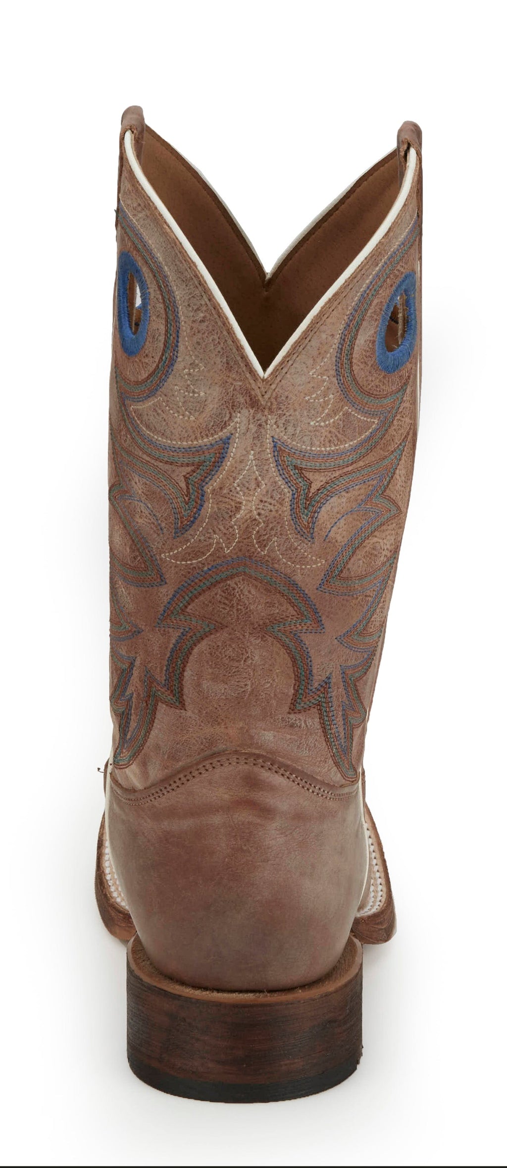 Justin Boots Boots Justin Men's Bent Rail Caddo Tan Square Toe Western Boots BR744