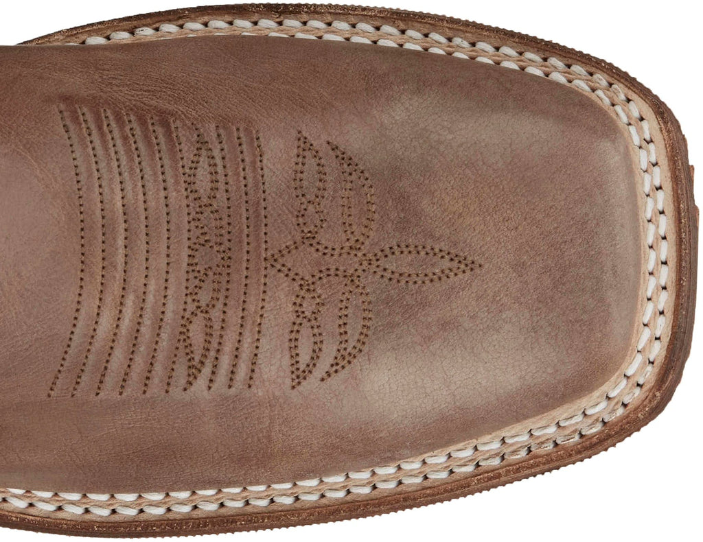 Justin Boots Boots Justin Men's Bent Rail Caddo Tan Square Toe Western Boots BR744