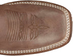 Justin Boots Boots Justin Men's Bent Rail Caddo Tan Square Toe Western Boots BR744