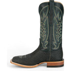 JUSTIN BOOTS Boots Justin Men's Black Cowman Shrunken Shoulder Cowboy Boots CX1321