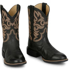 JUSTIN BOOTS Boots Justin Men's Black Jasper Cowboy Boots UN7170