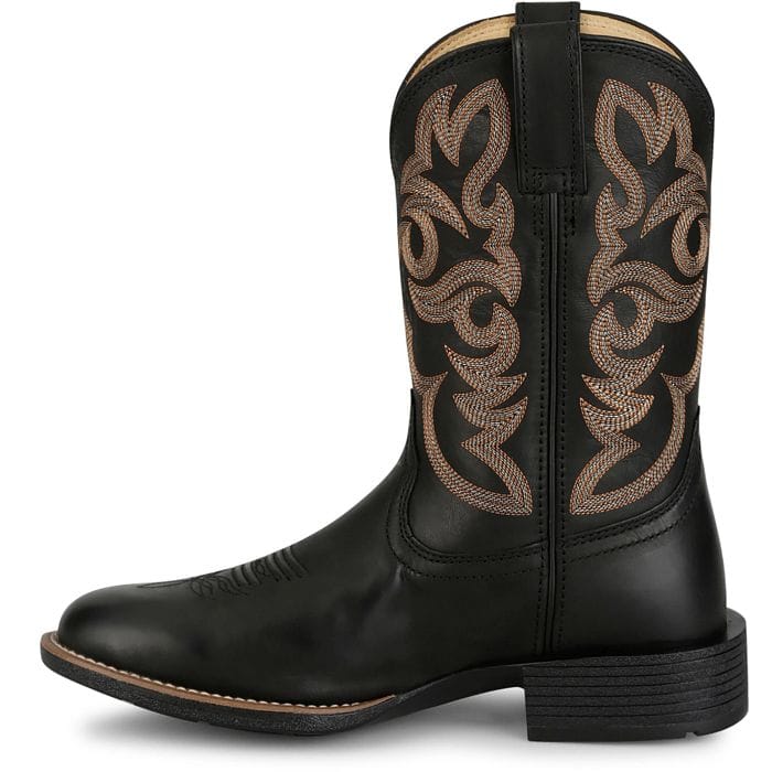 JUSTIN BOOTS Boots Justin Men's Black Jasper Cowboy Boots UN7170