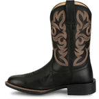 JUSTIN BOOTS Boots Justin Men's Black Jasper Cowboy Boots UN7170