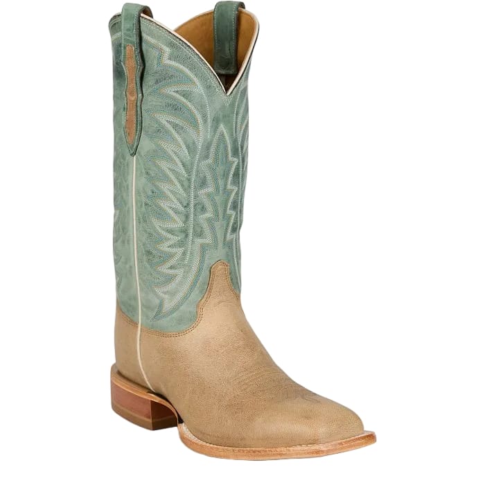 JUSTIN BOOTS Boots Justin Men's Bone Burchett Goat Western Boots CX1311