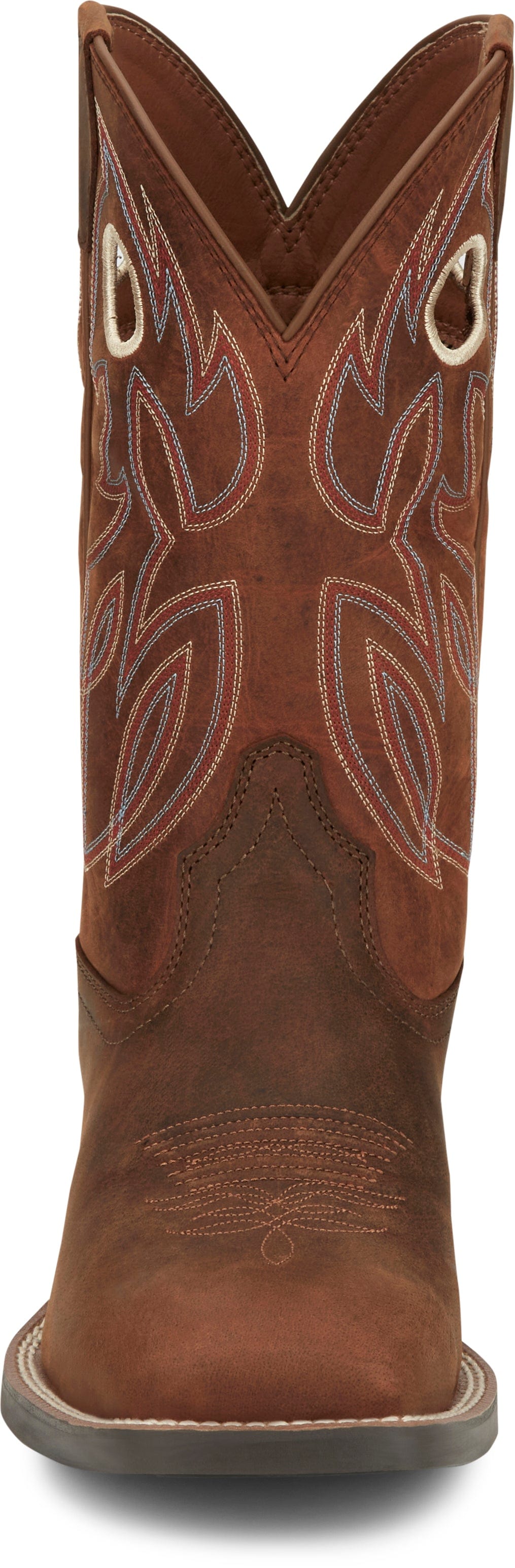 Justin Boots Boots Justin Men's Bowline Pecan Brown Water Buffalo Western Boots SE7523