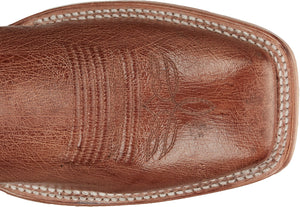 Justin Boots Boots Justin Men's Breck Cognac Vintage Smooth Ostrich Western Boots JE810
