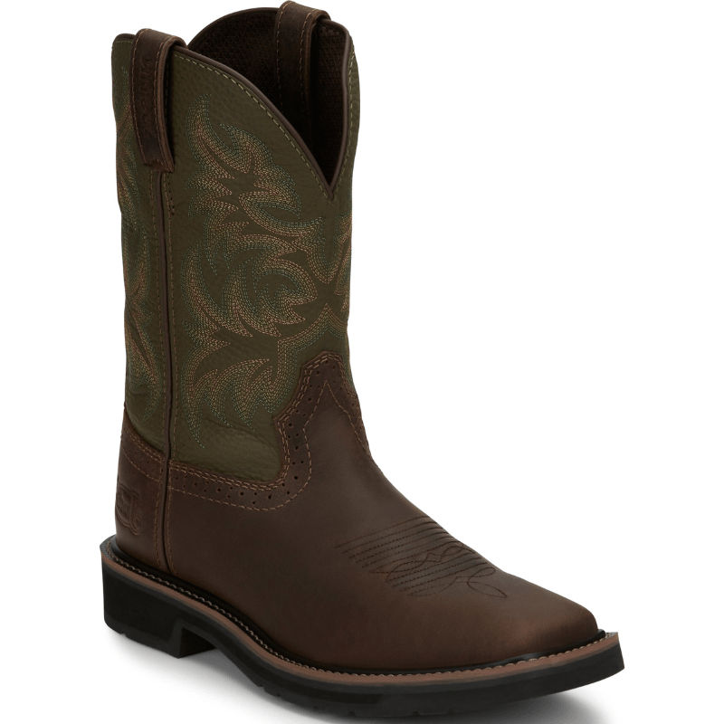 Justin flat best sale sole boots