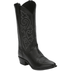 Justin Boots Boots Justin Men's Buck Black Round Toe Cowboy Boots 1409