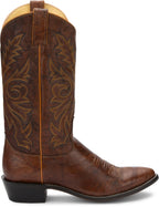 Justin Boots Boots Justin Men's Buck Chestnut Leather 13 Western Boots 1560