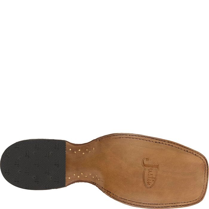 JUSTIN BOOTS Boots Justin Men's Butterscotch Tan Rancho Western Boots BR392