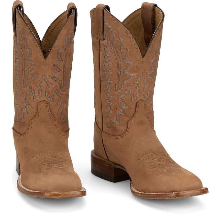 JUSTIN BOOTS Boots Justin Men's Butterscotch Tan Rancho Western Boots BR392