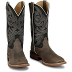 JUSTIN BOOTS Boots Justin Men's Charcoal and Black May Day Western Boots FN7259