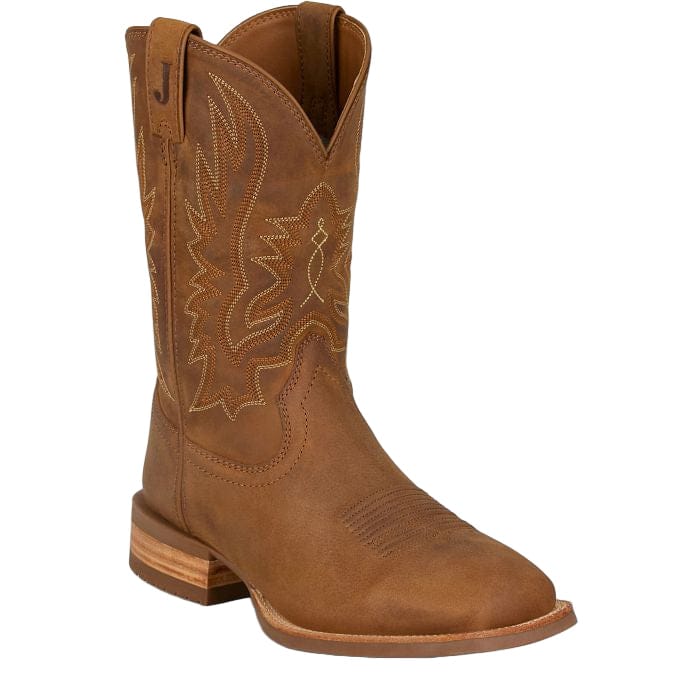 JUSTIN BOOTS Boots Justin Men's Chestnut Brown Rustle Western Boots OL7331
