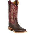 JUSTIN BOOTS Boots Justin Men's Chocolate Brown Burchett Goat Western Boots CX1313