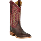 JUSTIN BOOTS Boots Justin Men's Chocolate Brown Burchett Goat Western Boots CX1313