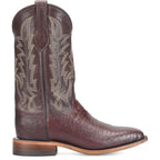 JUSTIN BOOTS Boots Justin Men's Chocolate Reposado Lizard Exotic Western Boots GR5330