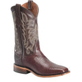 JUSTIN BOOTS Boots Justin Men's Chocolate Reposado Lizard Exotic Western Boots GR5330