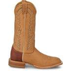 JUSTIN BOOTS Boots Justin Men's Cognac Boston Whitetail Deer Cowboy Boots CX1331