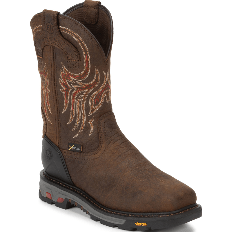 Justin Boots Boots Justin Men's Driscoll Met Guard Steel Toe Work Boots WK2112