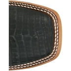 JUSTIN BOOTS Boots Justin Men's George Strait Charcoal San Antone Caiman Exotic Boots GR5710