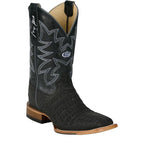 JUSTIN BOOTS Boots Justin Men's George Strait Charcoal San Antone Caiman Exotic Boots GR5710