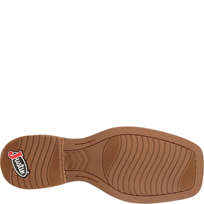 JUSTIN BOOTS Boots Justin Men's Grizzly Brown Rustle Western Boots OL7335