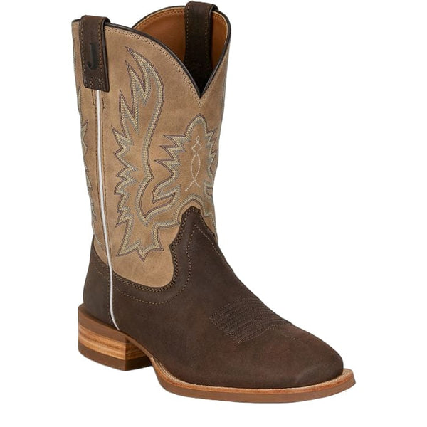 Justin Men's Grizzly Brown Rustle Western Boots OL7335 – Russell's