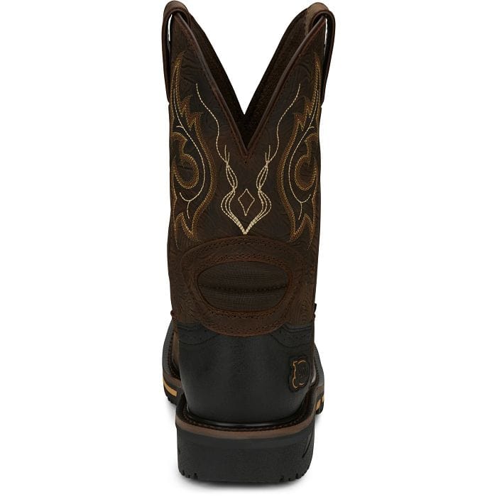 Justin Boots Boots Justin Men's Hybred® Joist Aged Brown Waterproof Work Boots SE4624