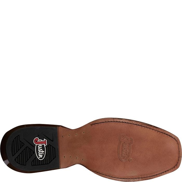 JUSTIN BOOTS Boots Justin Men's Jimmy Brown/Orange Western Boots FN7252