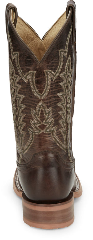 Justin Boots Boots Justin Men's Lyle Umber Brown Square Toe Western Boots CJ2031