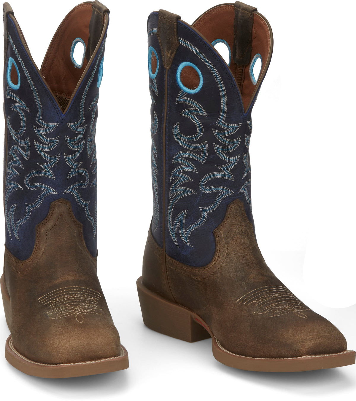 Justin Men's Muley Peanut Tan Western Boots SE7611 – Russell's Western ...