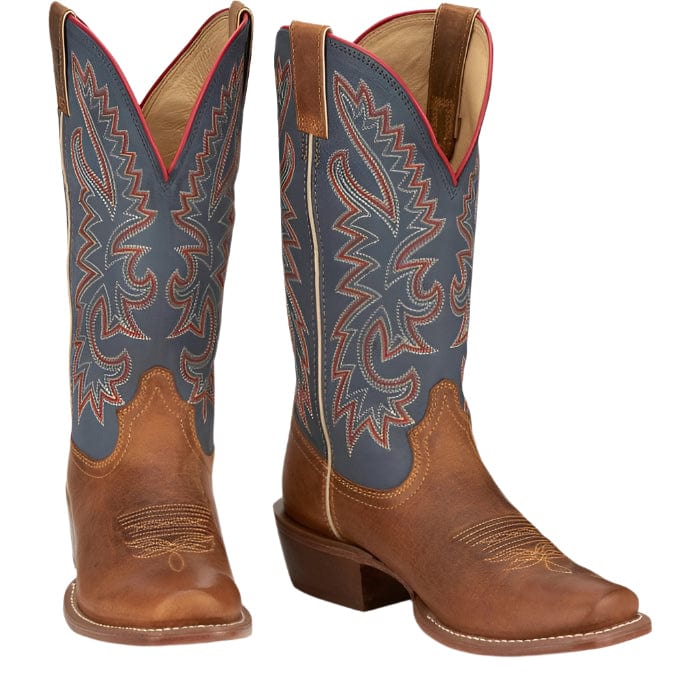 JUSTIN BOOTS Boots Justin Men's Oily Tan Show Off Western Boots FN7251