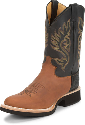 Justin Boots Boots Justin Men's Paluxy Tekno Crepe Brown Western Boots 5008